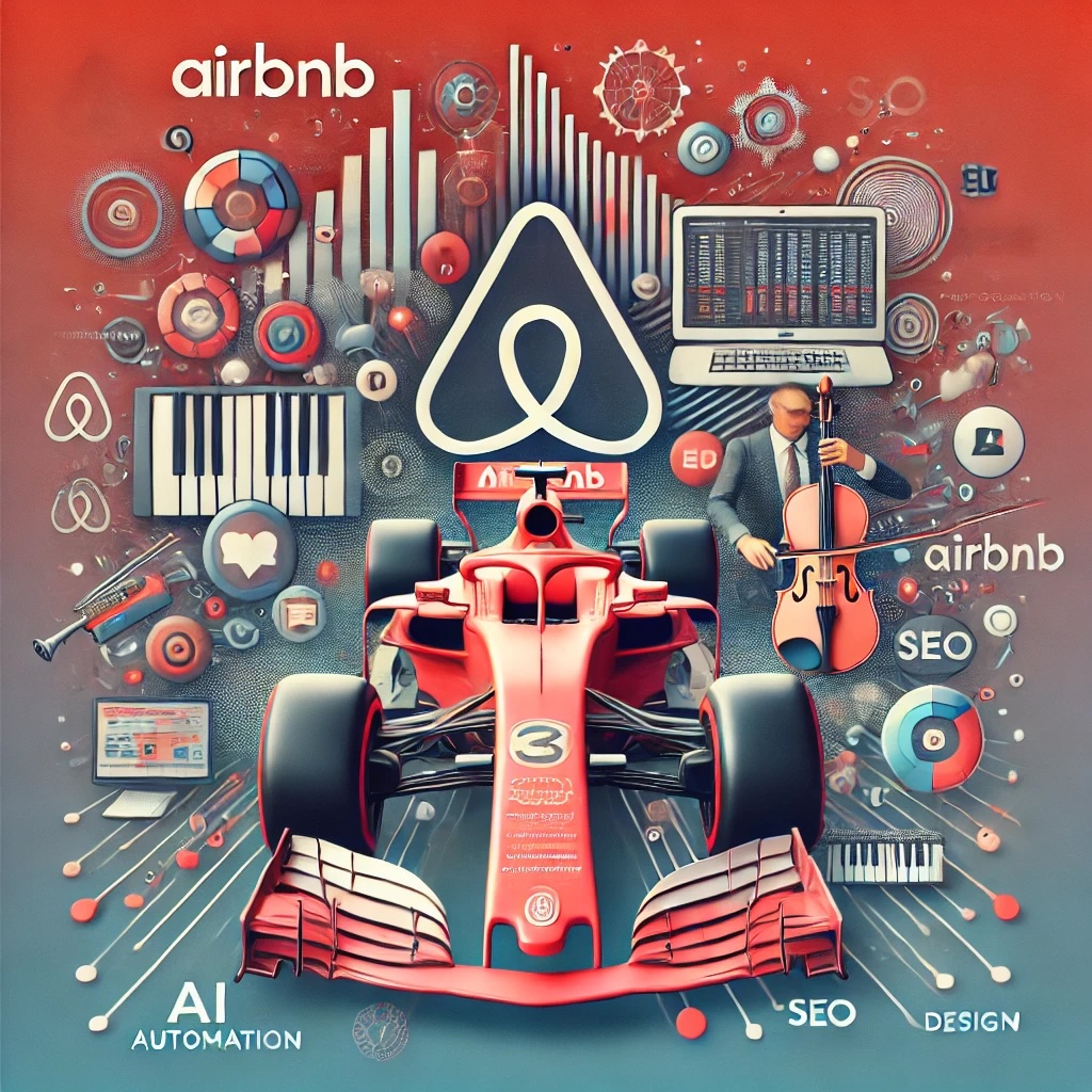 F1 car, copilot for Airbnb
